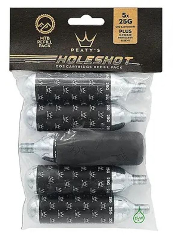 Peatys Hole Shot CO2 Patroner 25g 5 pk refill