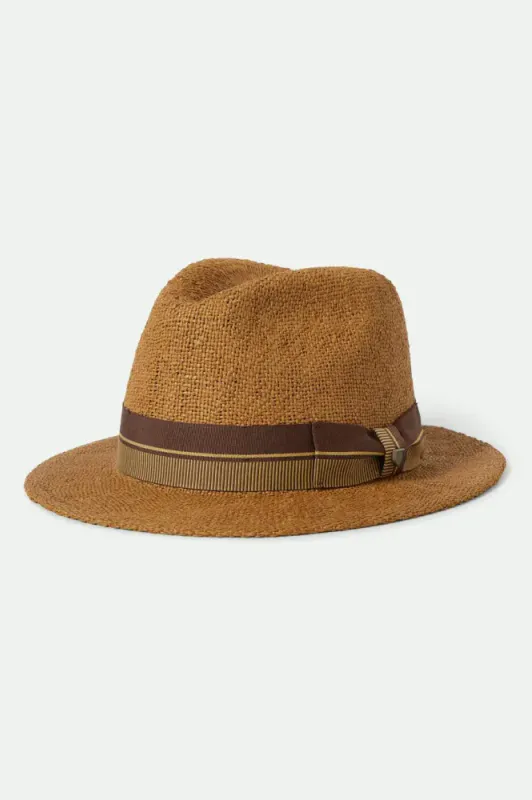 Brixton Roma Straw Fedora